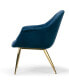 Фото #3 товара Angela Velvet Accent Chair with Metal Legs Stitching Accent