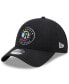 Фото #2 товара Men's Black Brooklyn Nets 2022/23 City Edition Official 9FIFTY Snapback Adjustable Hat