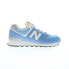 Фото #1 товара New Balance 574 U574RCA Mens Blue Suede Lace Up Lifestyle Sneakers Shoes