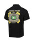 Фото #2 товара Men's Black Pittsburgh Steelers Top of Your Game Camp Button-Up Shirt