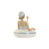 Декоративная фигура Home ESPRIT Белый Небесный синий Средиземноморье 17,5 x 10 x 10,5 cm (2 штук)
