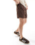 Фото #2 товара Cotton On easy street shorts in chocolate