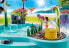 Фото #6 товара Игровой набор с элементами конструктора Playmobil FamilyFun Бассейн для развлечений с распылителем воды,70610