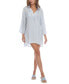 Women's Striped Swim Cover-Up Tunic