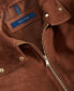 ფოტო #4 პროდუქტის Women's Zip-Front Suede Racer Coat