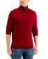 Фото #1 товара Men's Merino Wool Blend Turtleneck Sweater, Created for Macy's