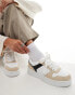 Фото #1 товара Yours chunky trainers in beige and white