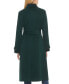 ფოტო #2 პროდუქტის Women's Double-Breasted Belted Wool Blend Trench Coat