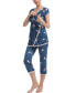 ფოტო #3 პროდუქტის Maternity Addison Nursing Pajama Set