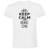 ფოტო #1 პროდუქტის KRUSKIS Keep Calm And Bike On short sleeve T-shirt