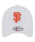 Фото #2 товара Men's White San Francisco Giants TC A-Frame 9FORTY Adjustable Hat