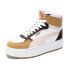 Фото #2 товара Puma Karmen Rebelle Mid Coco Lace Up Womens White Sneakers Casual Shoes 3912330