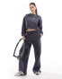 TALA Active cropped volley sweat in charcoal