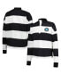 Women's White Charlotte FC Radical Rugby Stripe Long Sleeve T-shirt