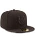 Фото #4 товара Men's Indianapolis Colts Black On Black 59FIFTY Fitted Hat