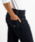 Фото #6 товара Men's Eco Black Wash Skinny Fit Jeans