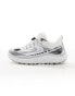 Фото #3 товара Bronx Trackerr trainers in white and silver