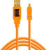 Фото #1 товара Tether Tools TetherPro USB 2.0 A/Mini-B 8 Pin USB Cable 15 inches ORG [TET-CU8015-ORG]