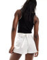 Фото #4 товара ASOS DESIGN linen wrap skort in ivory