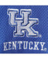Фото #3 товара Men's Royal Kentucky Wildcats Big and Tall Textured Raglan Quarter-Zip Jacket