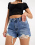 Guess Originals denim shorts in medium wash Mittlere Fez-Waschung, W30 L32 - фото #4