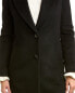 Sofiacashmere Shawl Collar Wool & Cashmere-Blend Coat Women's 12