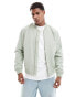 River Island bomber jacket in light green