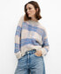 ფოტო #1 პროდუქტის Women's Checks Knitted Sweater