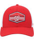 Фото #2 товара Men's Red, White Washington Nationals Spring Training Burgess Trucker Snapback Hat