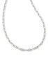 Chain Link Collar Necklace, 16" + 3" extender