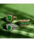 Costa Smeralda Emeralds (2 1/2 ct. t.w.), Chocolate Diamonds (5/8 ct. t.w.) & Nude Diamonds (1/4 ct. t.w.) Ring set in 14k Rose Gold