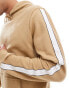 Фото #4 товара Tommy Hilfiger lounge hoodie in beige with white stripe