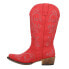 Roper Riley Embroidered Snip Toe Cowboy Womens Red Casual Boots 09-021-1566-340