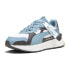 Фото #2 товара Puma Pl Mirage Sport Asphalt Lace Up Mens Black, Blue, White Sneakers Casual Sh