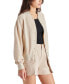 ფოტო #1 პროდუქტის Women's Viana Drop-Shoulder Rib-Detail Jacket