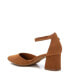 Фото #3 товара Women's Suede Block Heel Pumps By