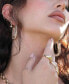 ფოტო #3 პროდუქტის Crystal Spotlight Hoop Earrings