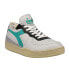 Фото #2 товара Diadora Mi Basket Row Cut Lace Up Mens White Sneakers Casual Shoes 176282-C9596