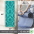 Gaiam Two-Sided Solid Yoga Mat