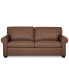 Фото #6 товара Orid 77" Leather Roll Arm Apartment Sofa, Created for Macy's