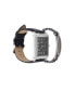 ფოტო #2 პროდუქტის Men's Analog Black Polyurethane Strap Watch, 33mm and Bracelet Set