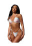 Фото #1 товара Women's X STASSIE Abstract Abalone Tunneled Top & String Bikini Set
