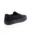 Lugz Delta MDELTC-0055 Mens Black Canvas Slip On Lifestyle Sneakers Shoes