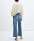 Фото #2 товара Women's High Waist Culotte Jeans
