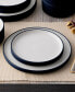 Colortex Stone Stax Dinner Plates, Set of 4