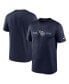Фото #1 товара Men's Navy Tennessee Titans Horizontal Lockup Legend T-shirt