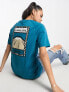 Фото #1 товара The North Face Faces Kilimanjaro back print boyfriend fit t-shirt in teal