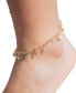 Фото #4 товара Gold-Tone or Silver-Tone Cultured Pearl And Glass Bead Charm Truvy Anklet