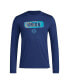 Фото #3 товара Men's Navy Philadelphia Union Local Pop AEROREADY Long Sleeve T-shirt