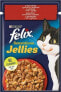 Фото #1 товара Nestle FELIX sasz.85g SENSATIONS WOŁOWINA w galaretce z pomidorami /26